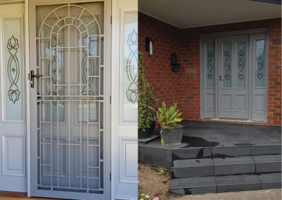 Replaced Frond Door and Porch